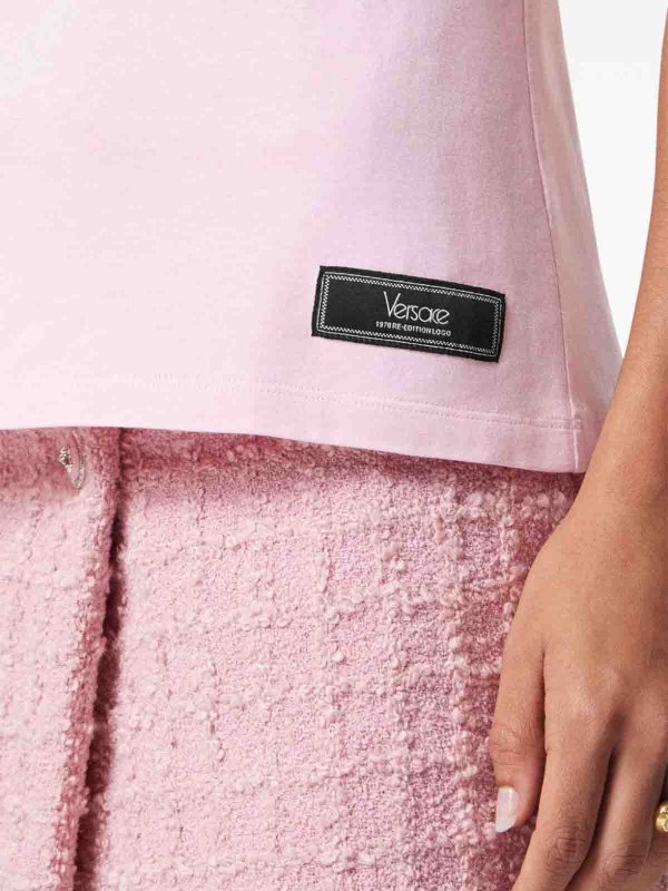 VERSACE: t-shirt online - T-shirt con logo