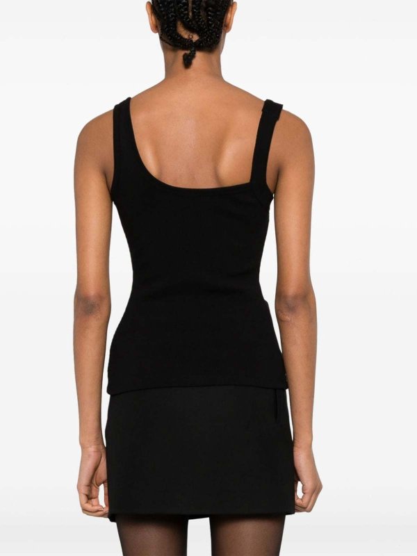 Versace Jeans Couture: Tops & Tank tops online - Top with buckle