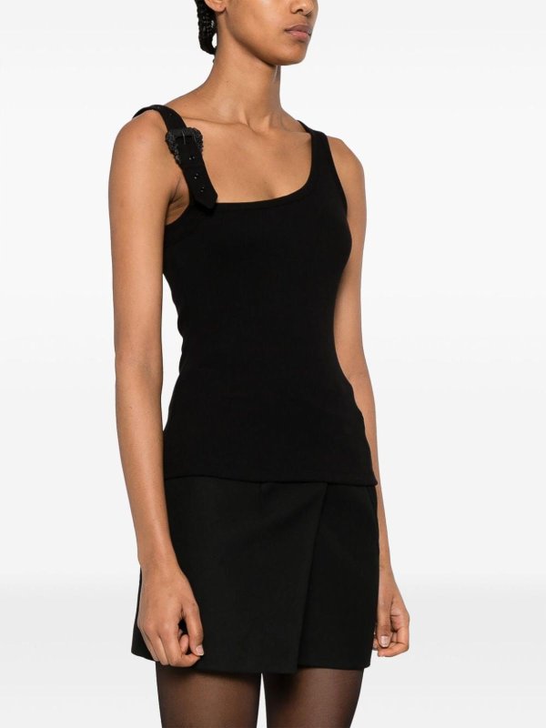 Top with buckle shop online: Versace Jeans Couture