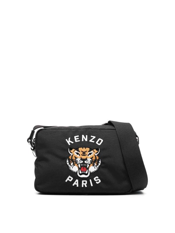 KENZO: cross body bags - Tiger print bag