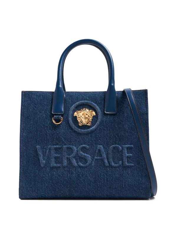 VERSACE: cross body bags - Small shopper bag