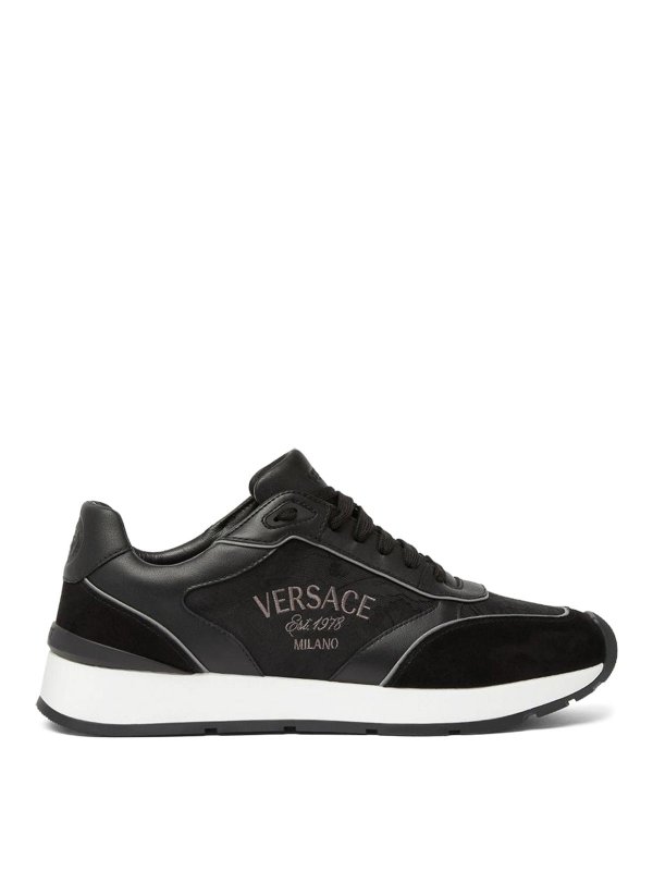 VERSACE: trainers - Sneakers with logo