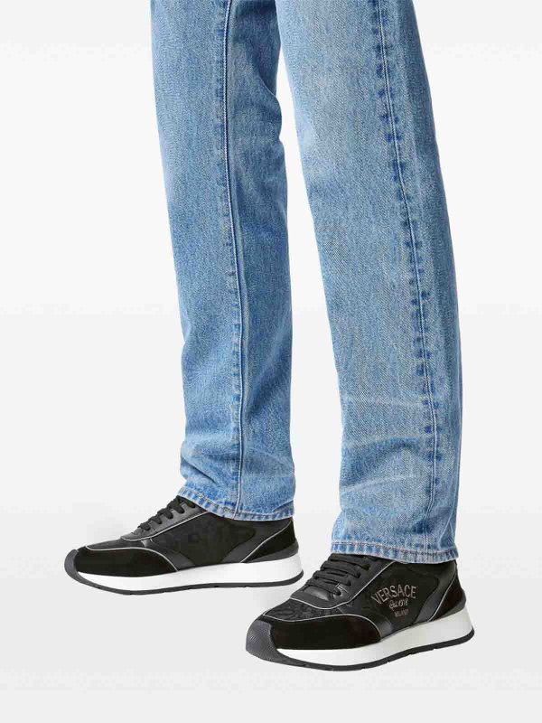 Sneakers with logo shop online: VERSACE