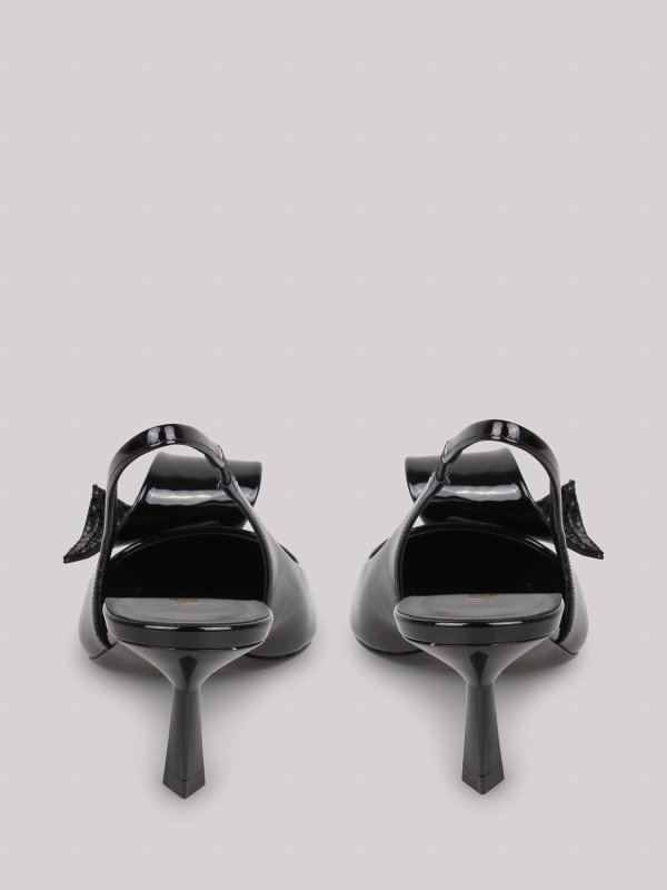 PRADA buy online Patent leather slingback pumps