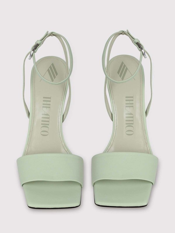 The Best Shops The Attico: Sandales - Vert