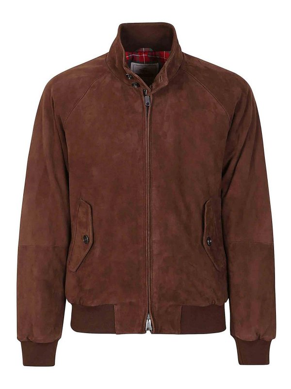 BARACUTA: casual jackets - Suede jacket