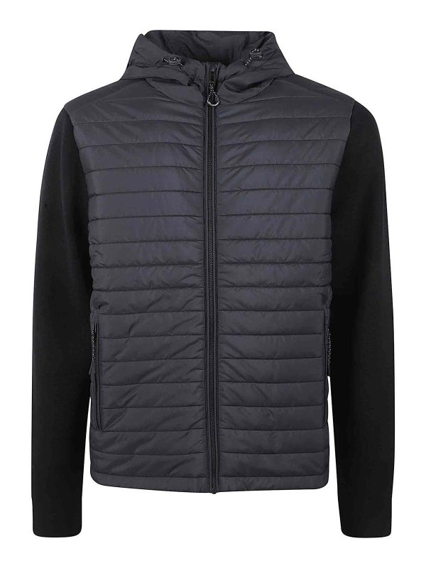 BELSTAFF: Sweatshirts & Sweaters - Padded knitted jacket