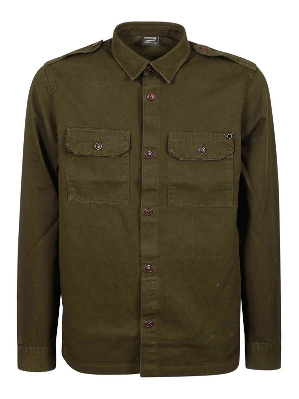 BARBOUR: Camisas - Camisa - Verde Oscuro