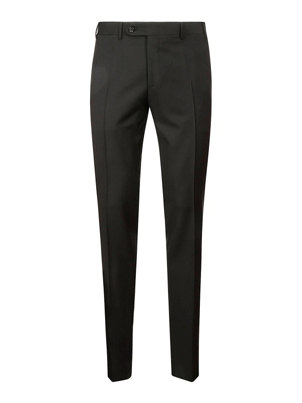 CANALI: Casual Hosen - Casual Hose - Schwarz