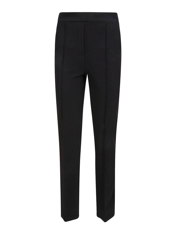 CHIARA BONI: casual trousers - straight crop trousers