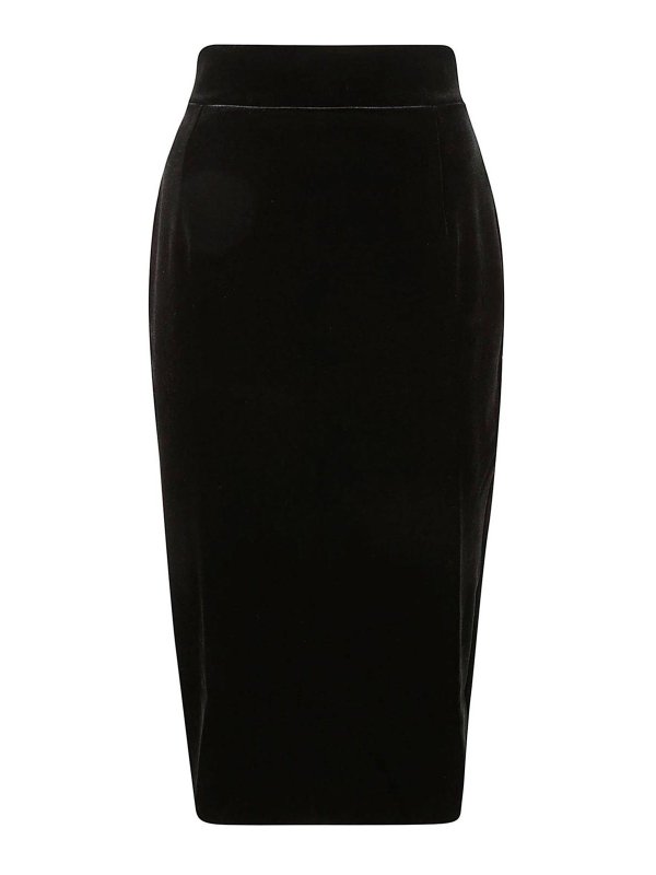 CHIARA BONI: gonne al ginocchio  e longuette - gonna nera