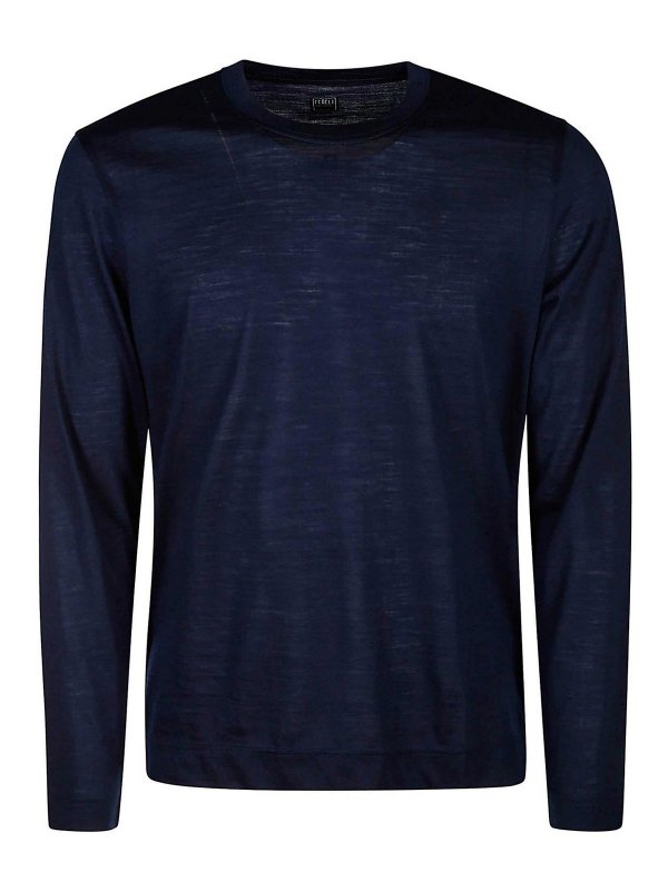 FEDELI: crew necks - crew neck sweater