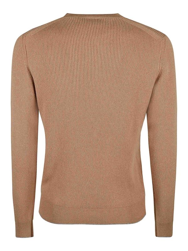 FEDELI: クルーネック online - クルーネック - キャメル