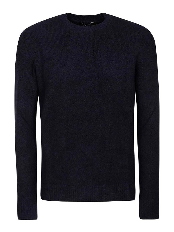 ROBERTO COLLINA: crew necks - Knit ls roundneck