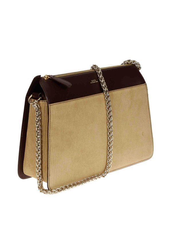 The Best Shops A.P.C.: クロスボディバッグ - クロスボディバッグ - ブラウン