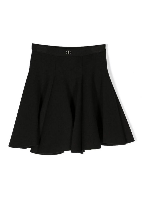 TWINSET: ミニスカート - ミニスカート - 黒