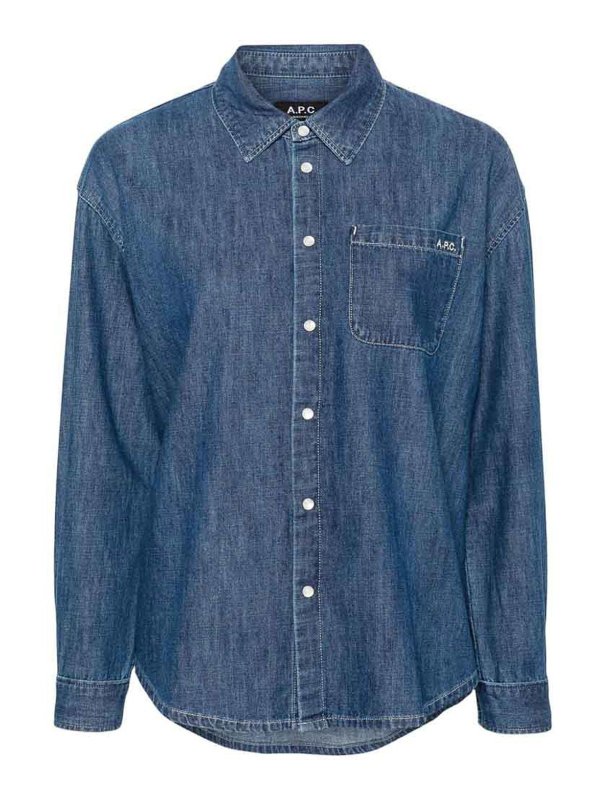 A.P.C.: シャツ - シャツ - ブルー