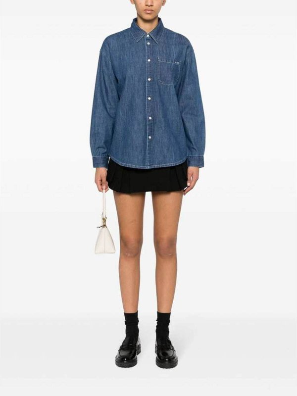 The Best Shops A.P.C.: シャツ - シャツ - ブルー