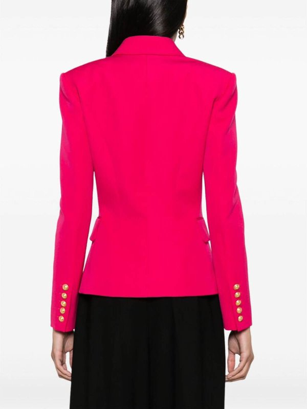 Balmain buy online Blazer doppiopetto fucsia