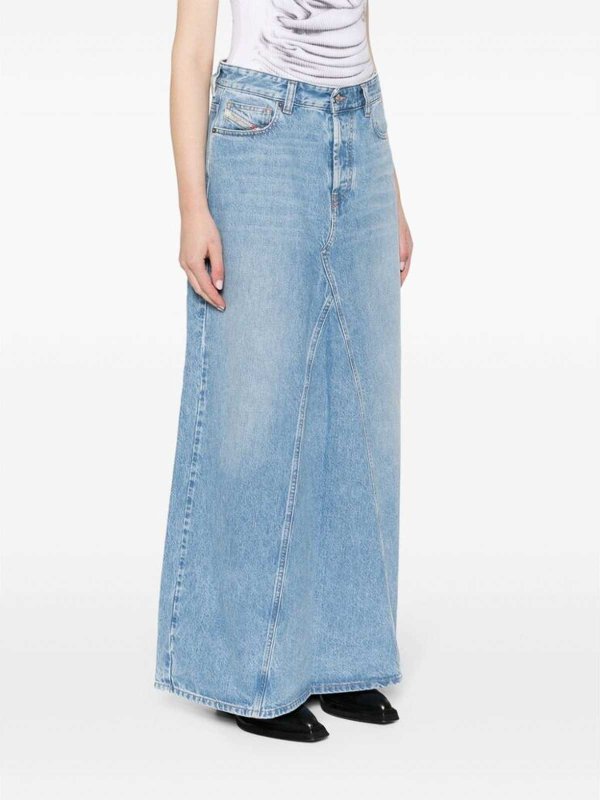 DIESEL: ロングシャツ online - ロングスカート - ブルー