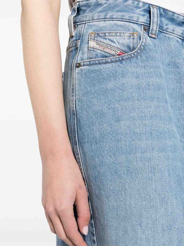 The Best Shops DIESEL: ロングシャツ - ロングスカート - ブルー