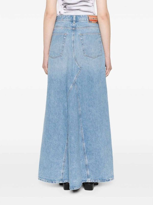 ロングスカート - ブルー shop online: DIESEL