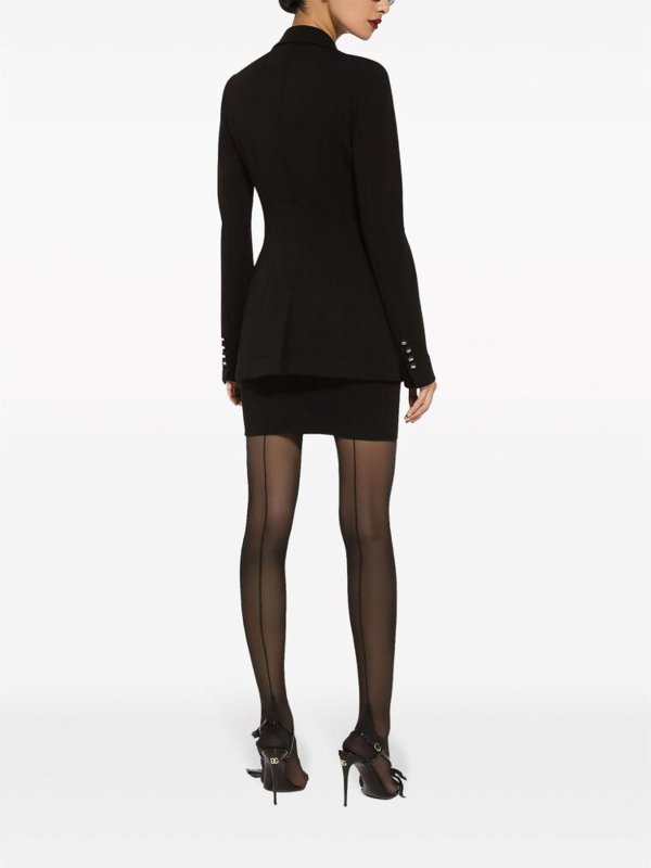 DOLCE & GABBANA: Kurze Mäntel online - Blazer - Schwarz