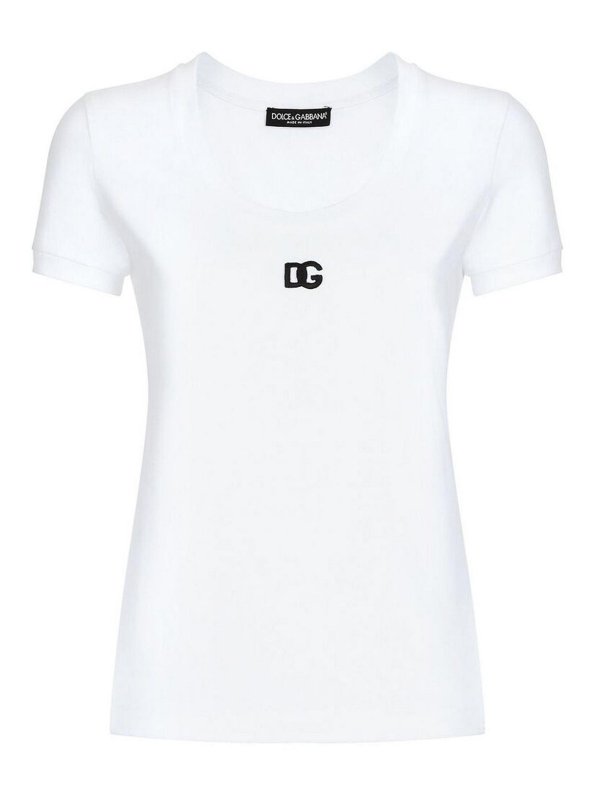 DOLCE & GABBANA: T-shirts - T-Shirt - Blanc