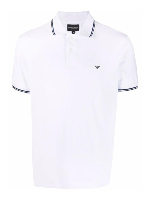 EMPORIO ARMANI: Polos - Polo - Blanco