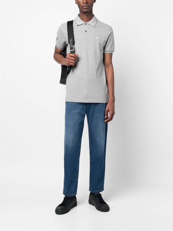 EMPORIO ARMANI: ポロシャツ online - ポロシャツ - グレー