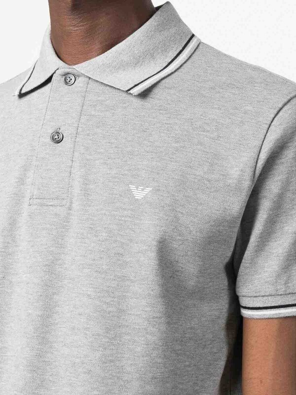 ポロシャツ - グレー shop online: EMPORIO ARMANI