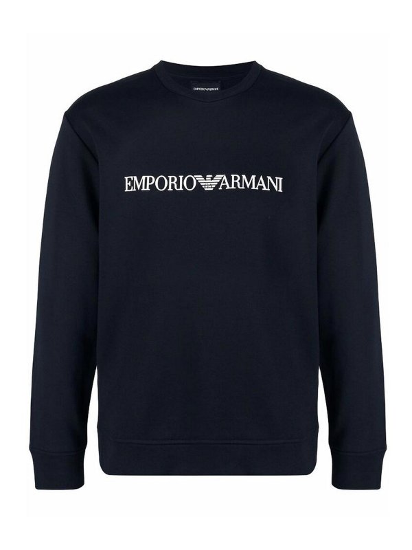 EMPORIO ARMANI: Sweatshirts & Pulls - Sweat-Shirts - Bleu