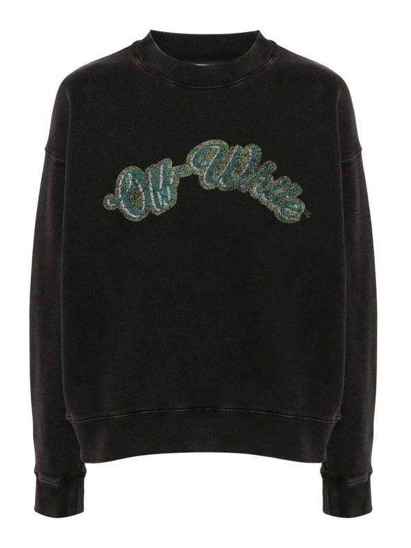OFF-WHITE: Sudaderas y suéteres - Sudadera - Negro