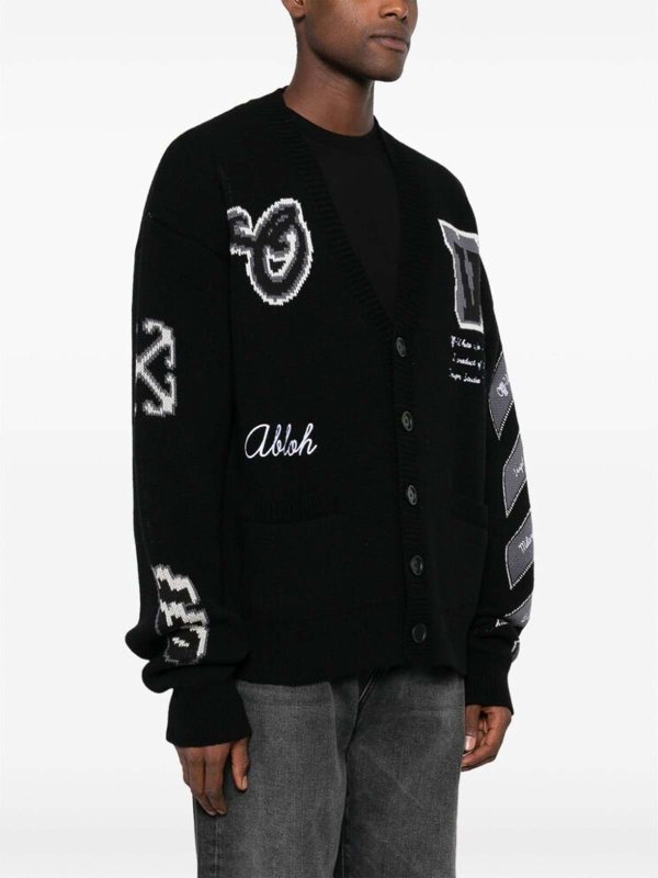 OFF-WHITE buy online Cardigan - Schwarz