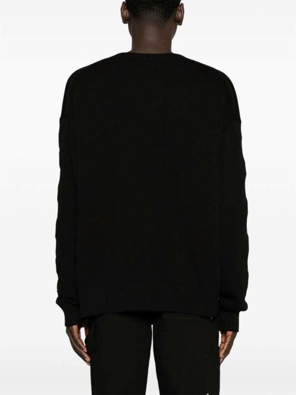 OFF-WHITE: クルーネック online - クルーネック - 黒