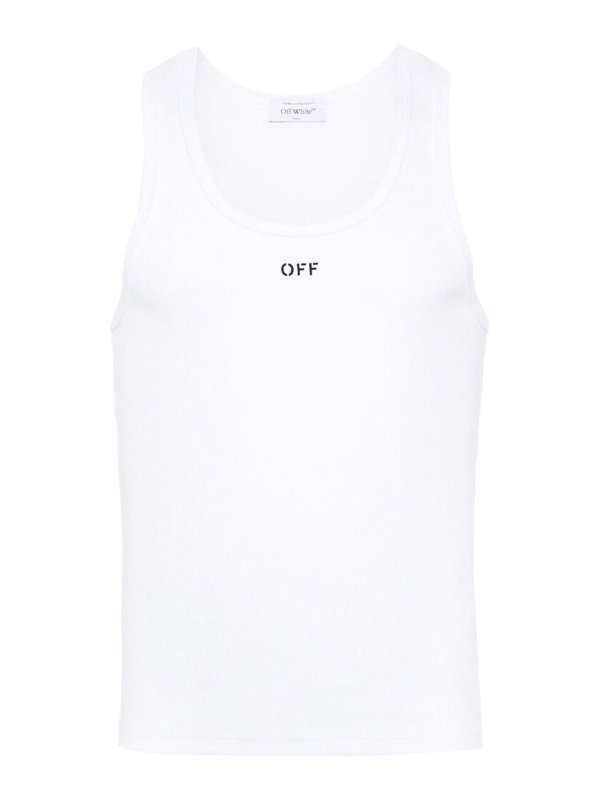 OFF-WHITE: Tops und Tank Tops - Top - Weiß