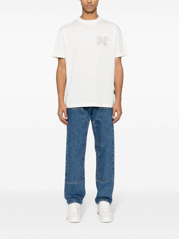 T-Shirt - Weiß shop online: Palm Angels