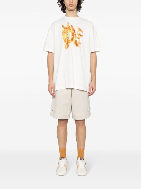 Palm Angels buy online White Logo Print t-shirt