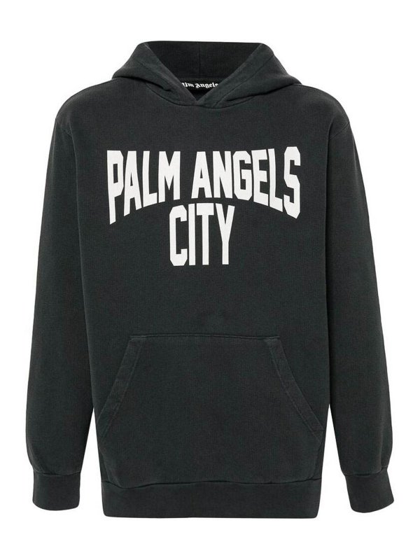 Palm Angels: Sudaderas y suéteres - Sudadera - Gris