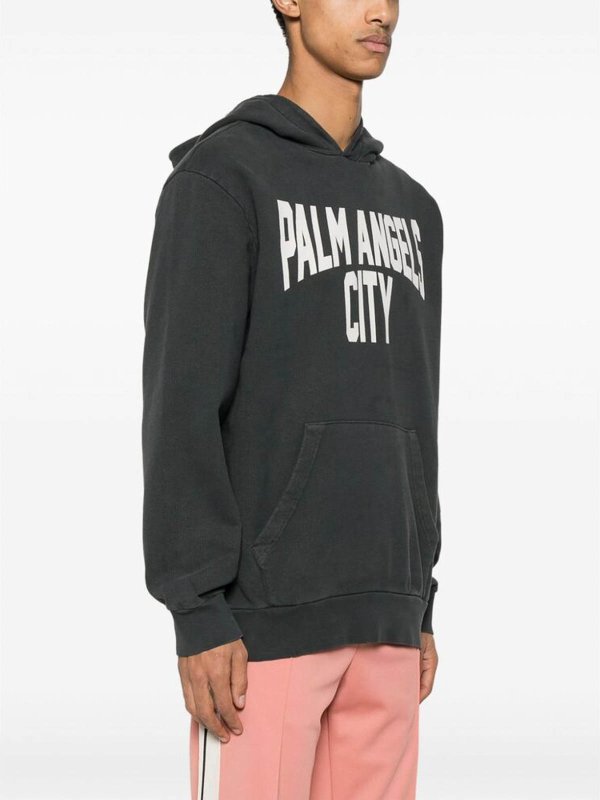 The Best Shops Palm Angels: Sudaderas y suéteres - Sudadera - Gris