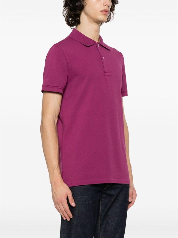 Magenta Polo Shirt shop online: TOM FORD