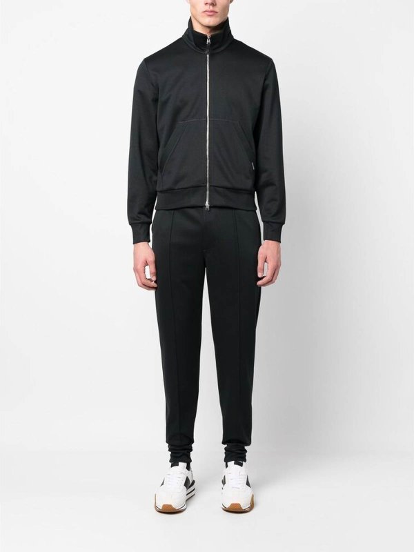 TOM FORD: tracksuit bottoms online - Black Track Pants