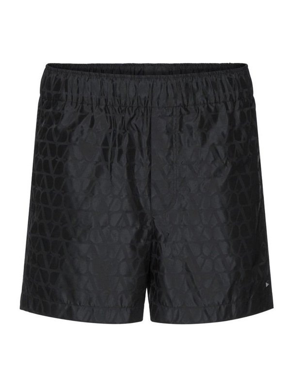VALENTINO GARAVANI: Trousers Shorts - Toile iconographe swim shorts