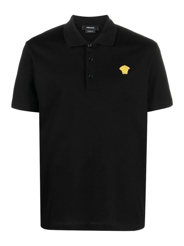 VERSACE: Poloshirts - Poloshirt - Schwarz