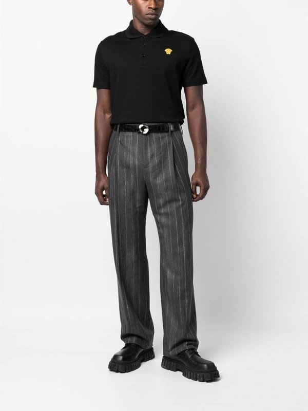 The Best Shops VERSACE: Poloshirts - Poloshirt - Schwarz