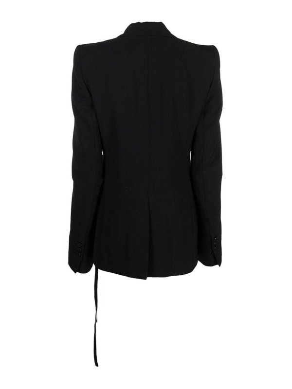 ANN DEMEULEMEESTER: Blazer online - Blazer - Negro