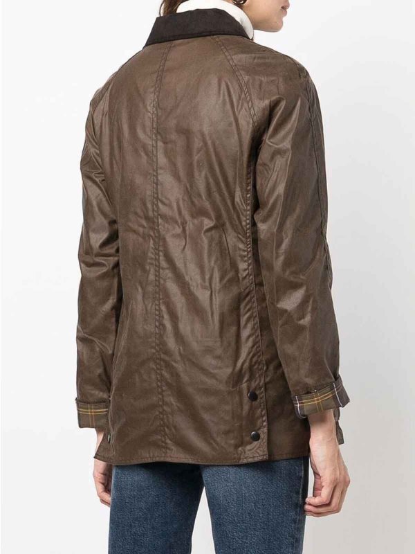 The Best Shops BARBOUR: casual jackets - Bark brown Beadnell waxed jacket