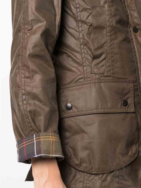 BARBOUR buy online Bark brown Beadnell waxed jacket