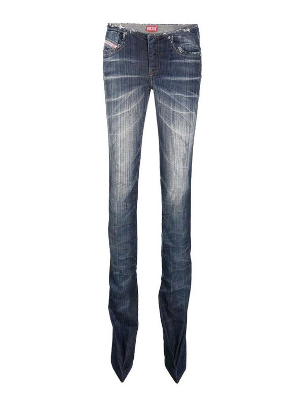 DIESEL: スキニージーンズ - スキニージーンズ - ブルー