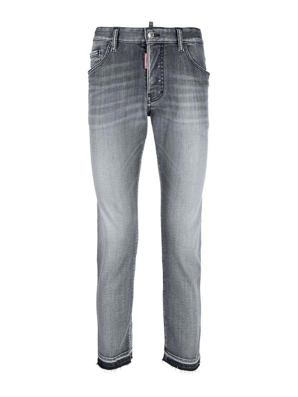 DSQUARED2: skinny jeans - Slim-fit cropped jeans